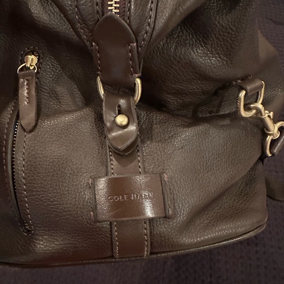 Genuine leather Cole Haan weekender bag. Used twice. In excellent condition. - Picture 4 of 5